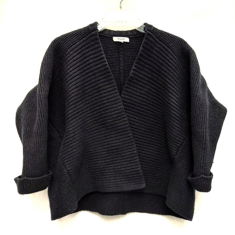 Rare Black Madewell Sculptor Cardigan